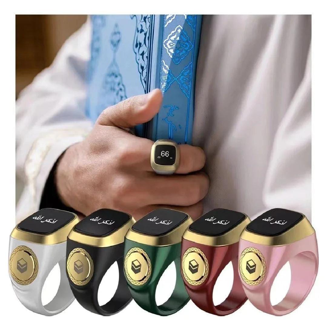 iQibla Zikr1 Lite – Smart Tasbih Counter & Prayer Reminder Ring