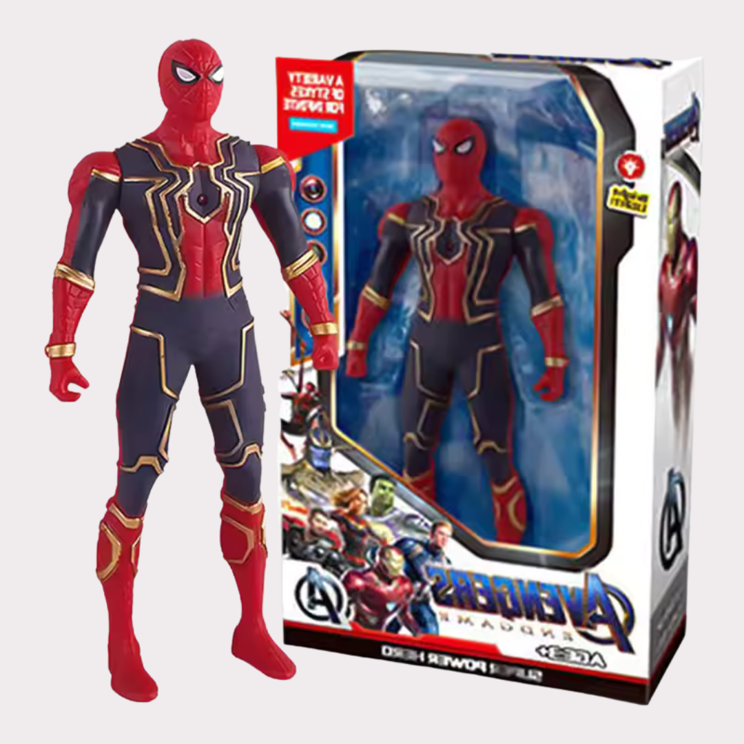 Marvel Spiderman Hulk Ironman Anime Action Figure Toy Christmas Gift