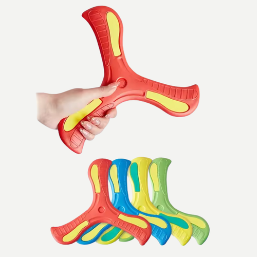 Children Boomerang Soft Three-leaf Cross Outdoor Toy Flying Disc Adult-kids