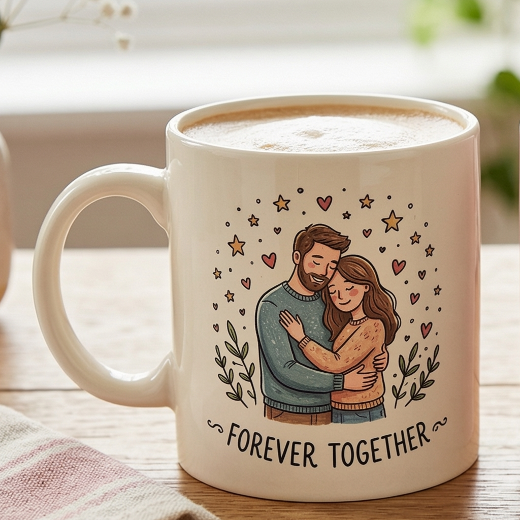 Premium Printed Color Ceramic Mug – Customizable Coffee & Tea Mug