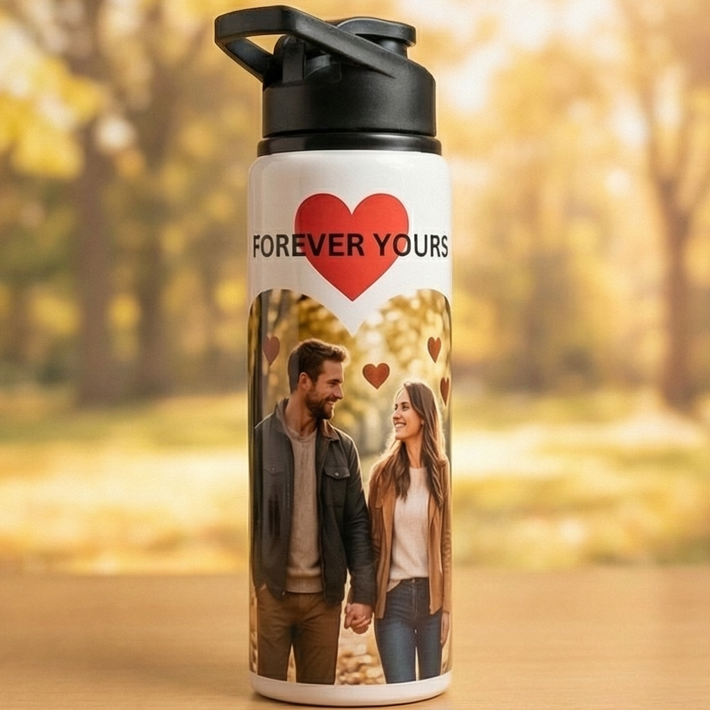 Unique Personalized Water Bottle – Custom Printed Design Bottle
