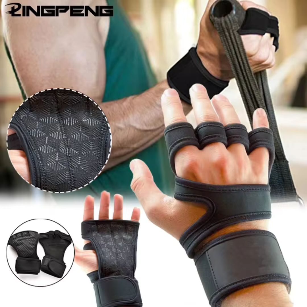 Gym Gloves for Men Women Fitness Weight Lifting Wristband Gloves Body Building